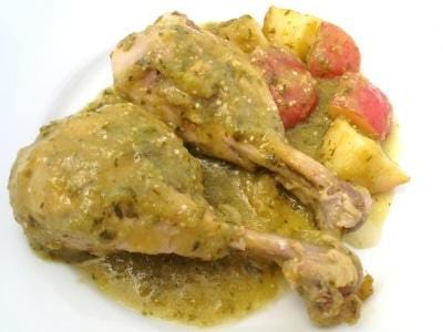 Pollo con  Salsa Verde