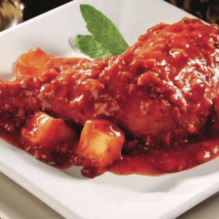 Pollo en Salsa de Chorizo y Chipotle