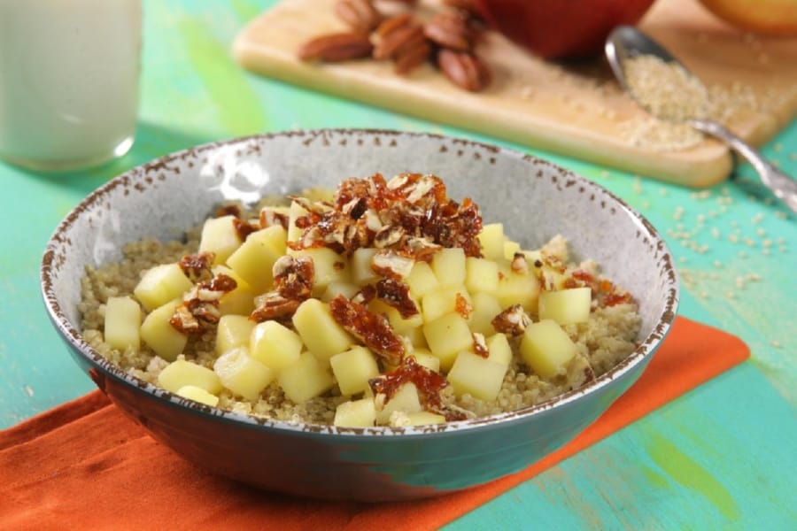 Quínoa con Manzanas a la Canela