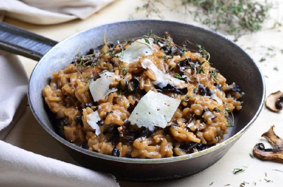 Risotto de Amaranto y Hongos