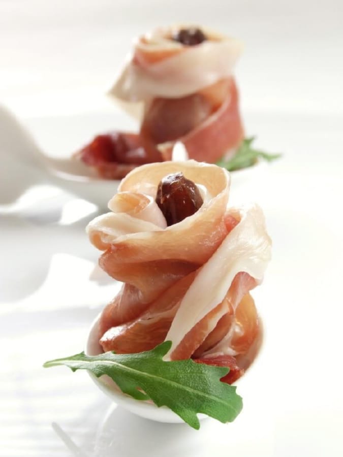 Rollitos de Arúgula y Jamón Serrano