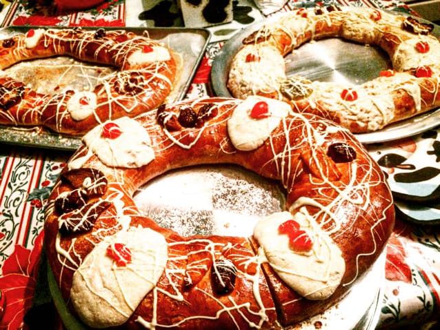 Rosca de Reyes con Cobertura de Chocolate 