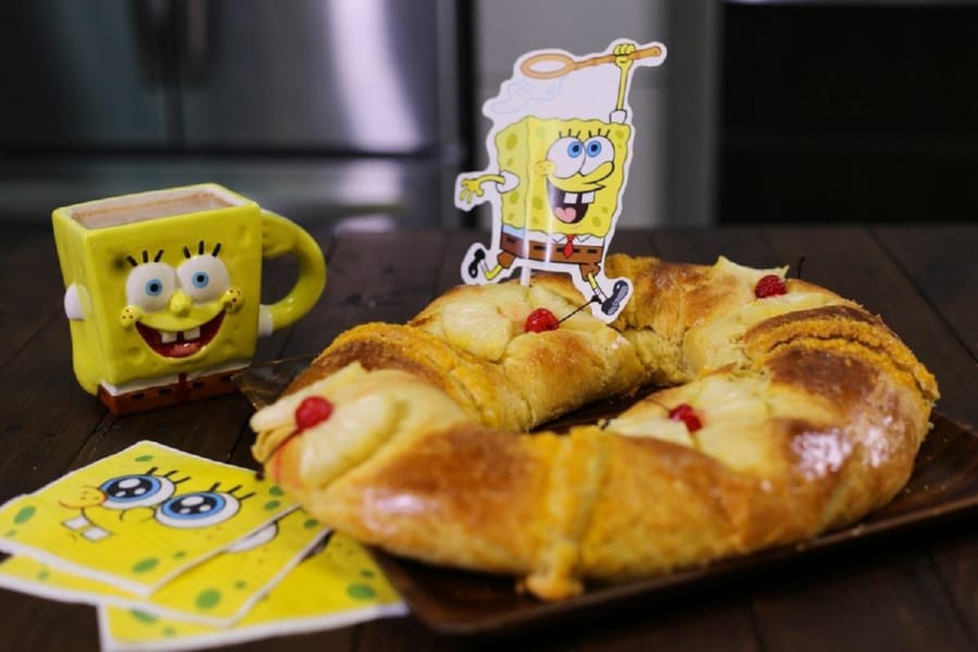 Rosca de Reyes de Bob Esponja