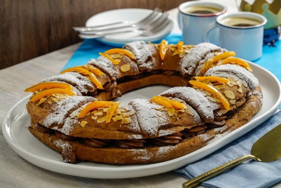 Rosca de Reyes de Chocolate