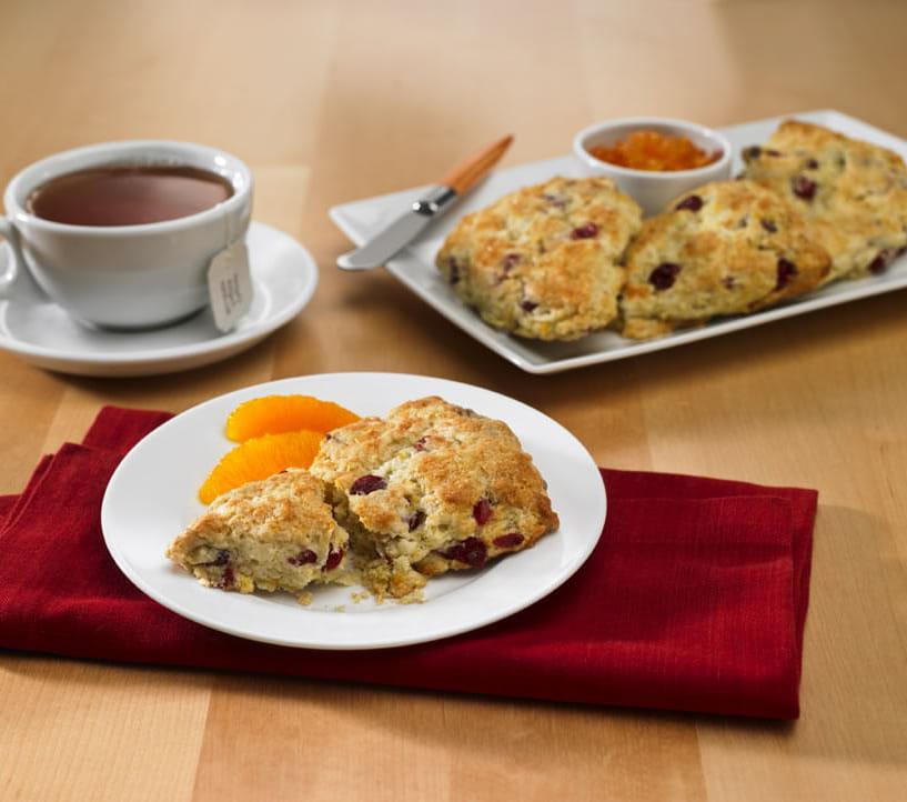 Scones de Arándanos y Naranja