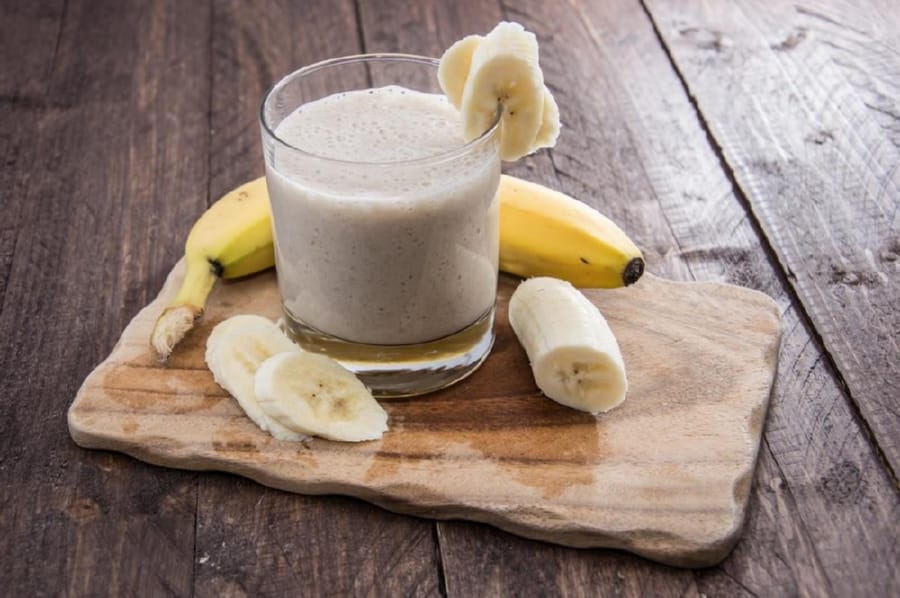 Smoothie de Plátano con Leche de Almendras