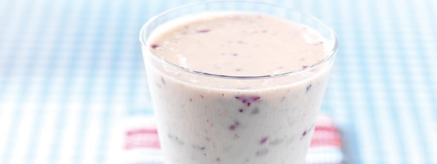 Smoothie de Plátano y Blueberries