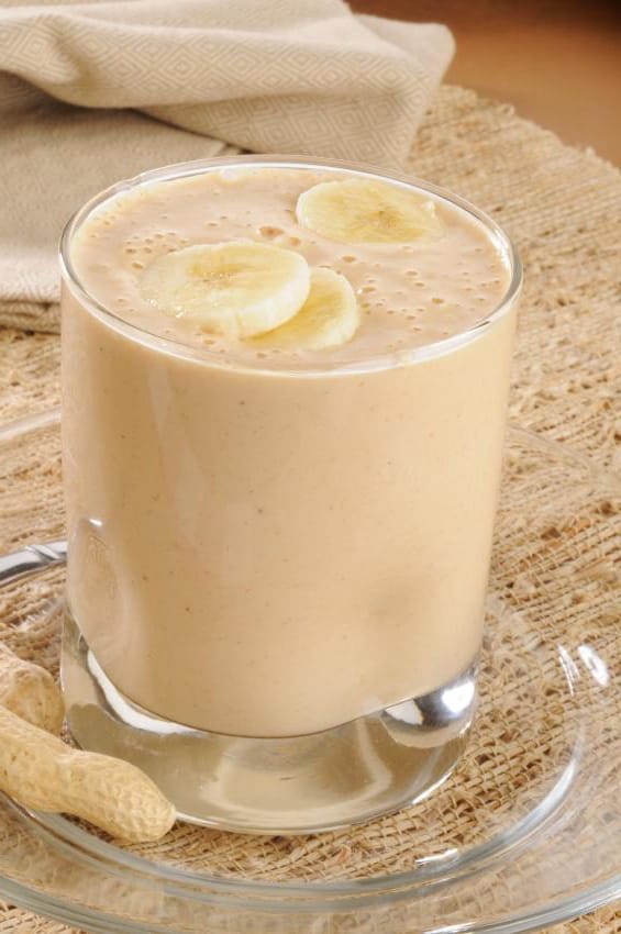 Smoothie de Plátano y Crema de Cacahuate