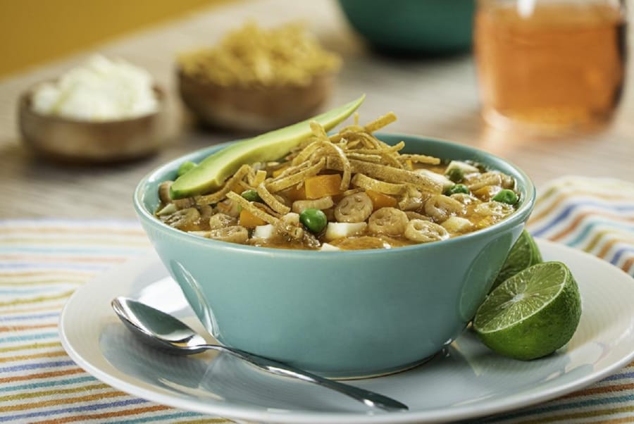 Sopa Aguada con Queso Panela