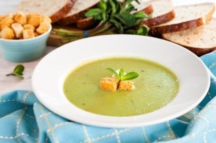 Sopa de Calabaza con Albahaca