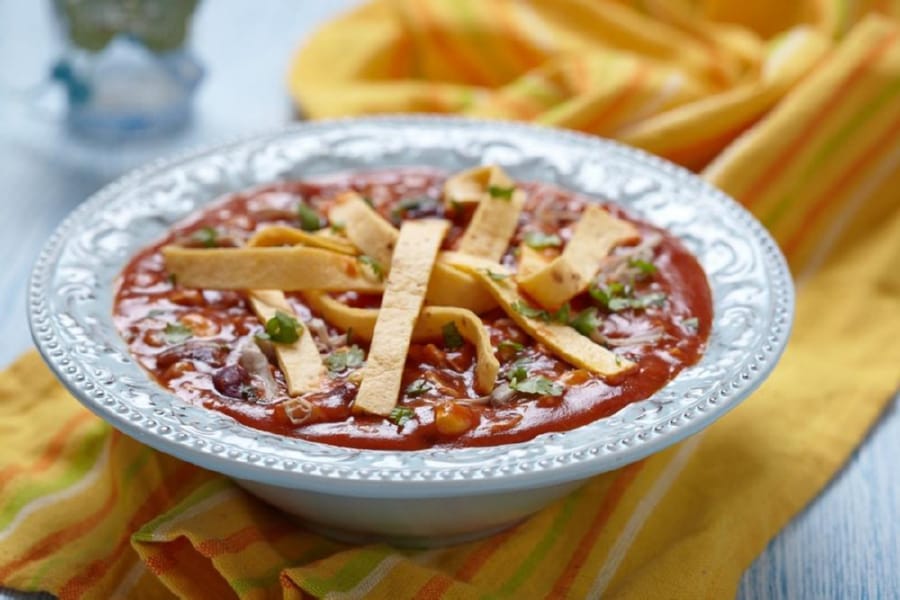 Sopa de Tortilla Tradicional