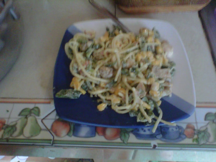 Spagheti a la Poblano