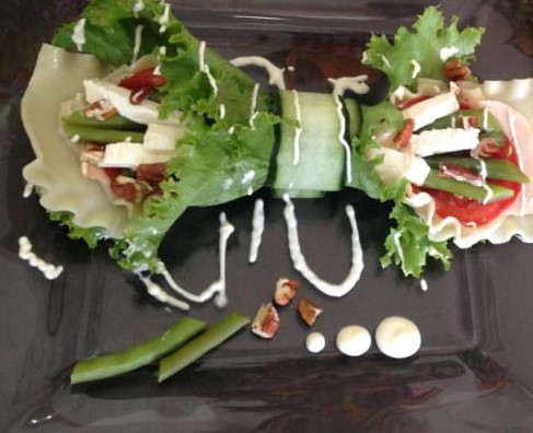 Tacos Deli de Lechuga y Lasagna con Explosión de Habanero 