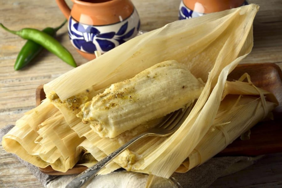 Tamales Verdes con Pollo | Con Sal y Azucar