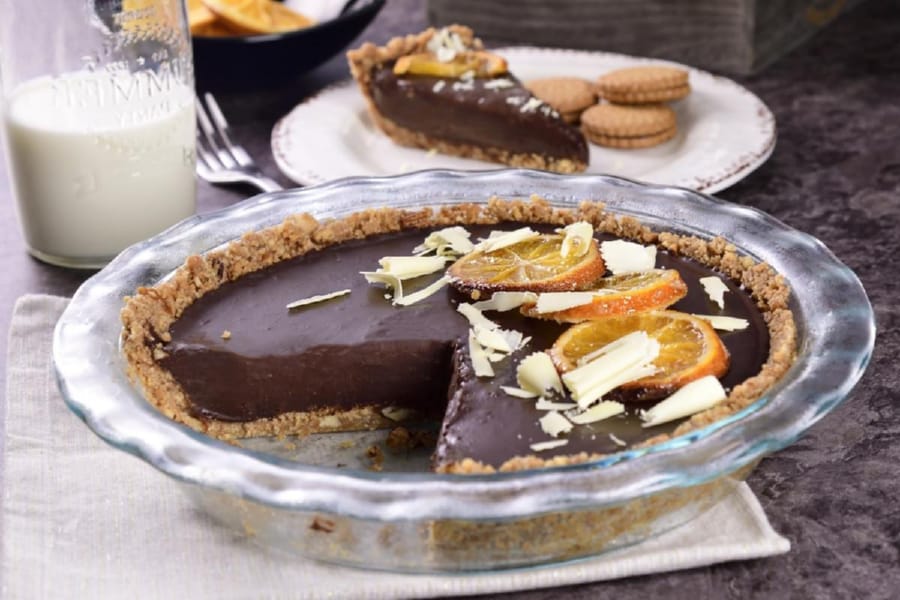 Tarta de Chocolate con Naranja