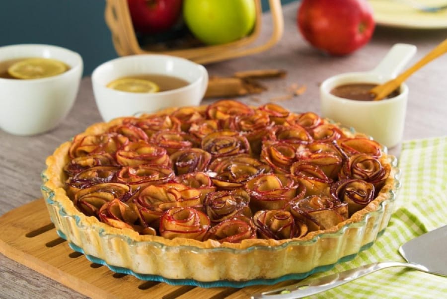 Tarta de Manzana con Cajeta