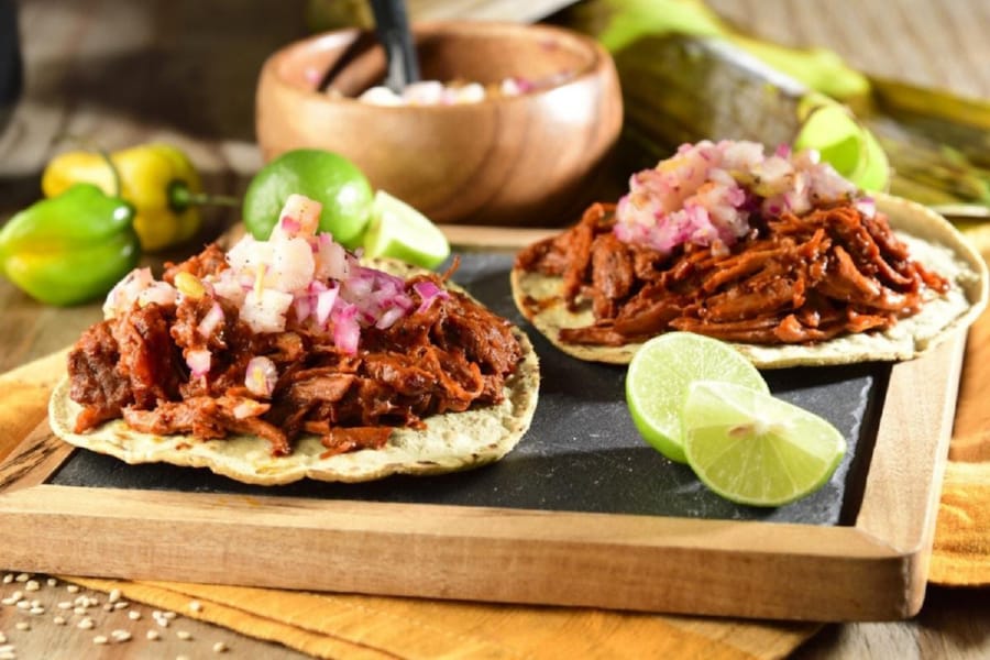 Tostadas de Cochinita Pibil