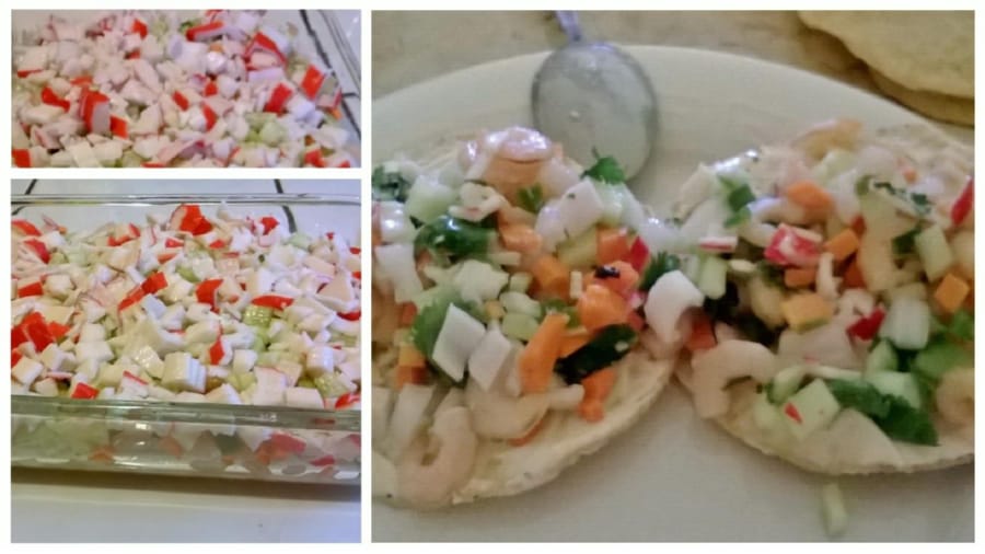 Tostadas de Surimi con Camarón | Con Sal y Azucar