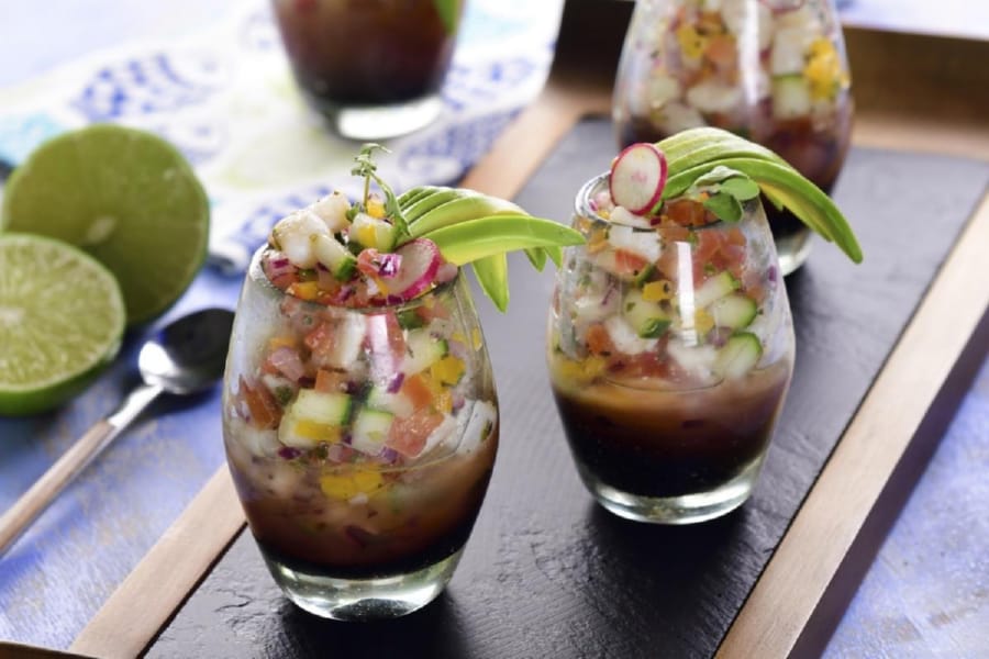 Vasitos de Ceviche