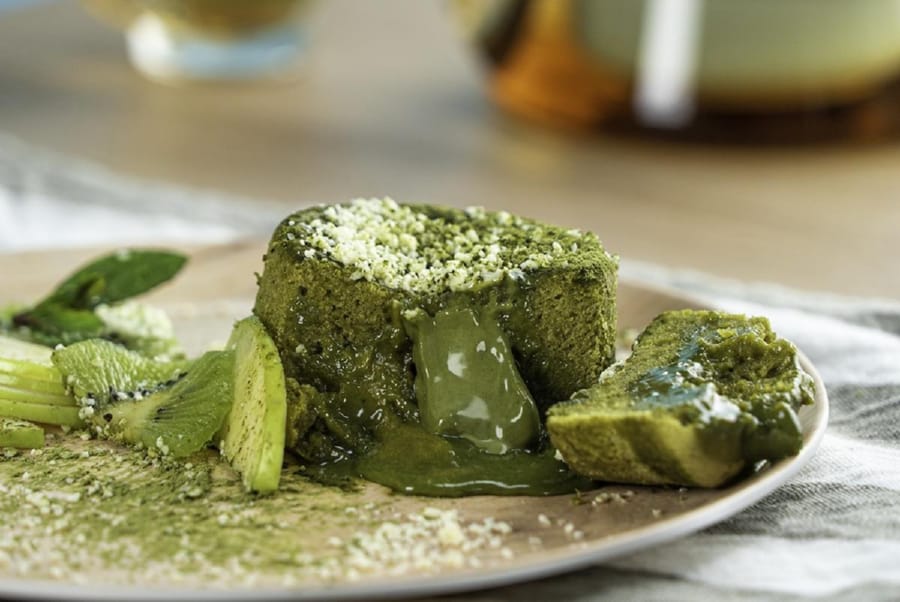 Volcán de Matcha Vegano